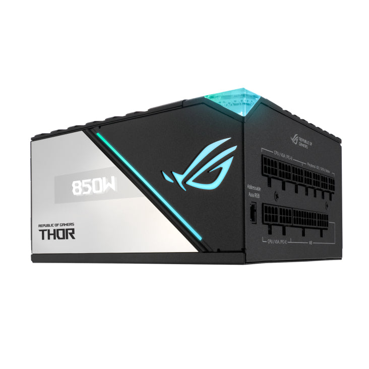Fuente de Poder Asus ROG-THOR-850P2-GAMING 850W ATX 12V 80 Plus Platinum ll Modular 20+4 pin Fan 135mm OLED ARGB
