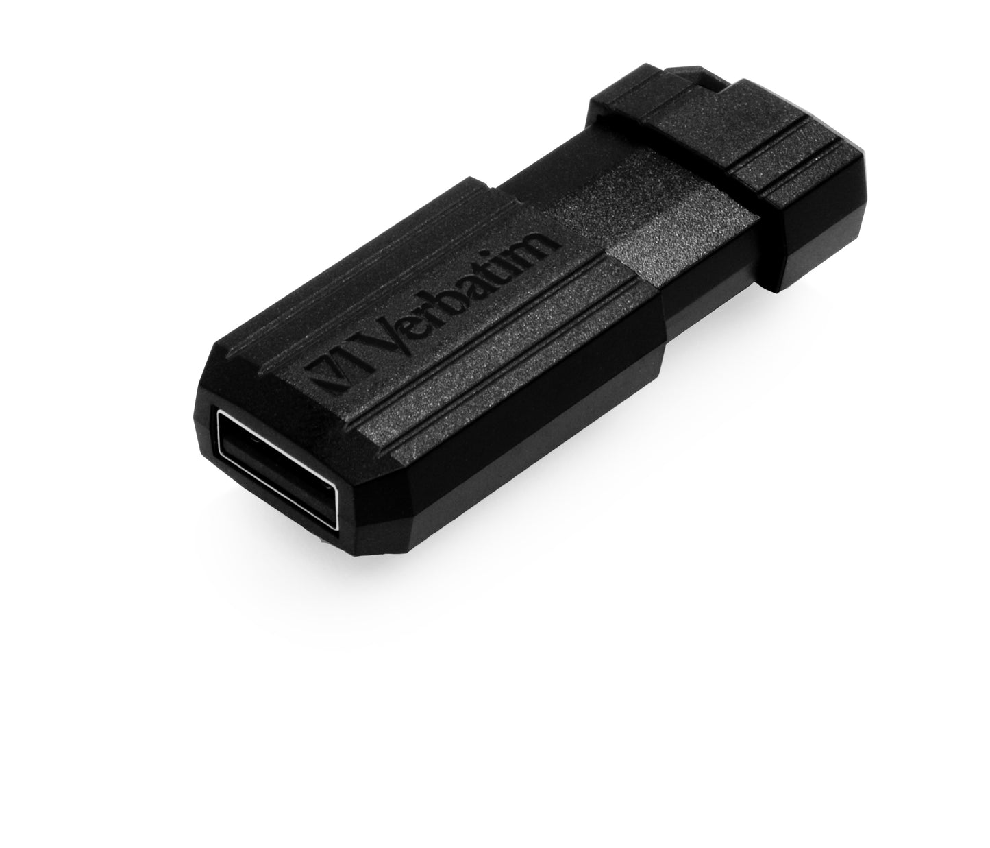 Memoria USB Verbatim PinStripe de 128 GB Color Negro