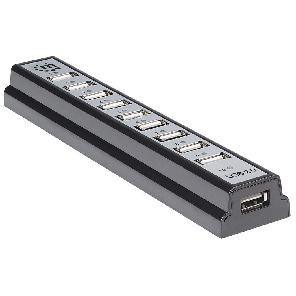 HUB USB V2.0 10 PTOS CON FUENTE .