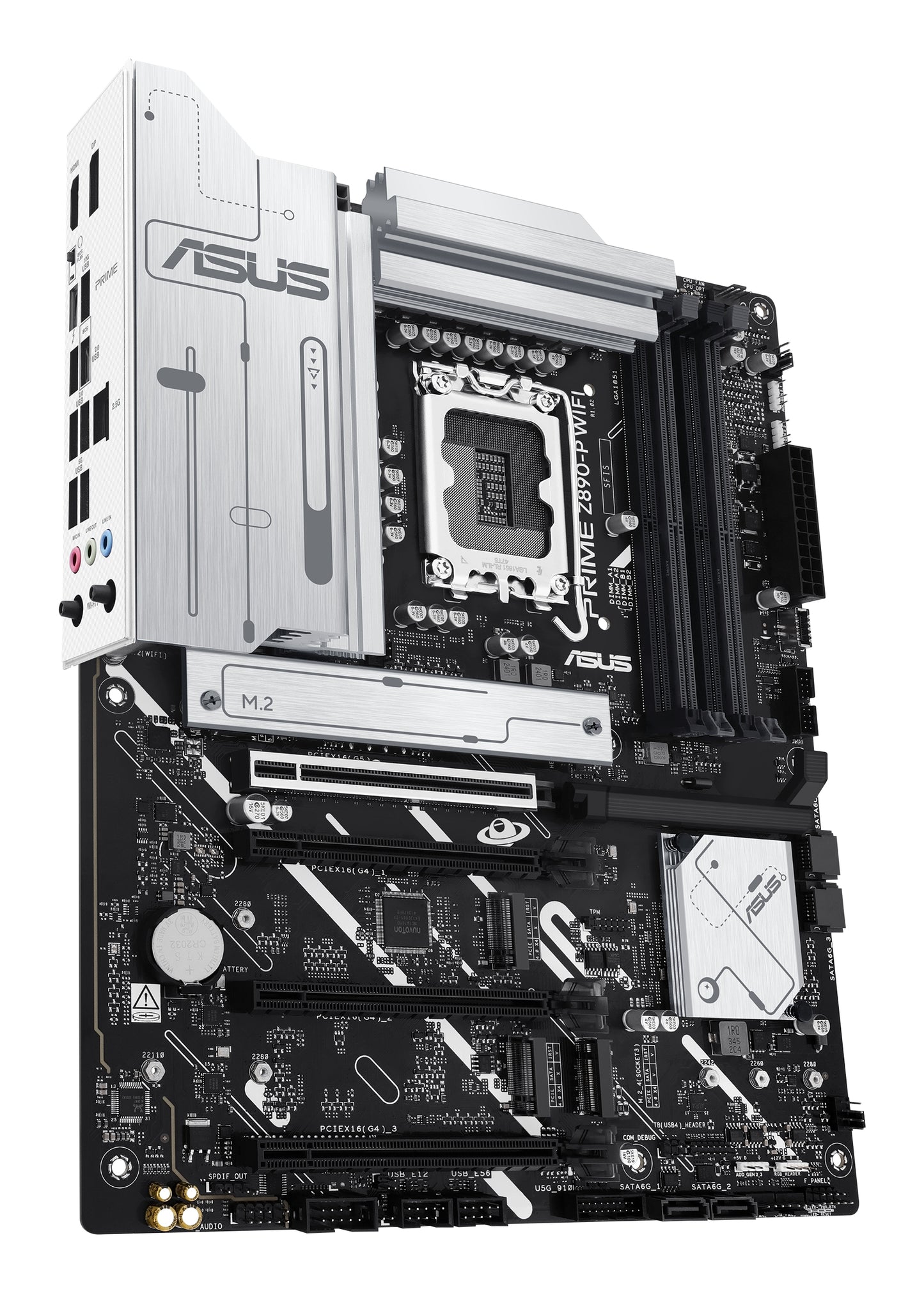 TARJETA MADRE ASUS (PRIME Z890-P WIFI) SOCKET 1851 15A 4 DDR5 HDMI TB PCIE-5.0 WIFI7 ATX