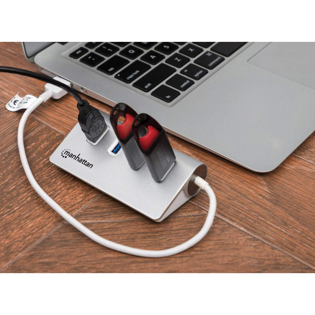 HUB USB V3.0 4 PTOS SIN FUENTE ALUMINIO