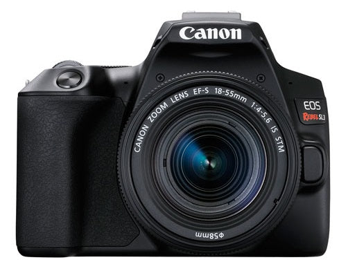 Camara Canon EOS Rebel SL3 con Lente EF-S 18-55mm Sensor CMOS 24.1MP
