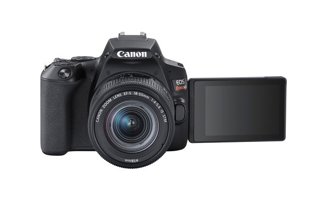 Camara Canon EOS Rebel SL3 con Lente EF-S 18-55mm Sensor CMOS 24.1MP