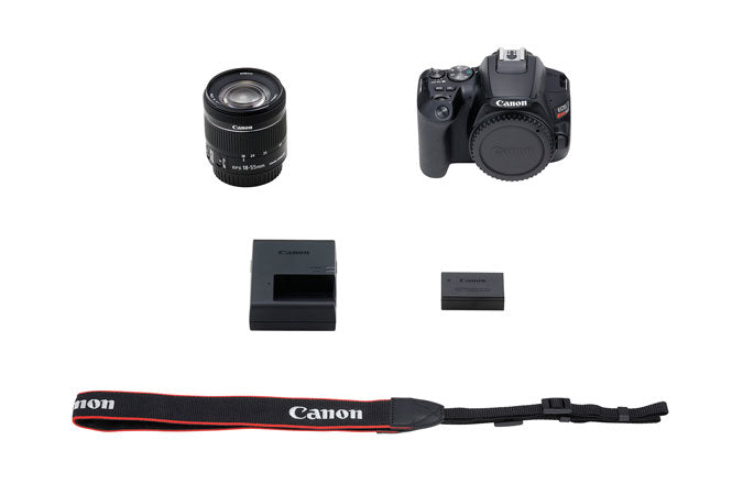 Camara Canon EOS Rebel SL3 con Lente EF-S 18-55mm Sensor CMOS 24.1MP