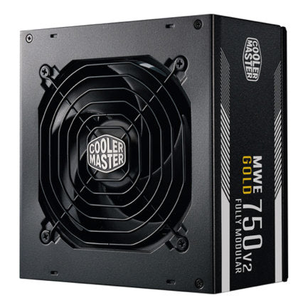 Fuente de Poder Cooler Master (MPE-7501-AFAAG-3U2) 750W MWE GOLD V2 FM ATX 80 Plus Gold