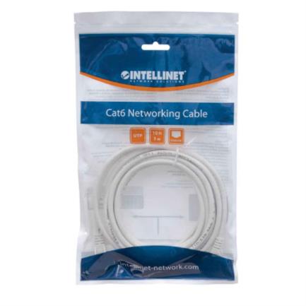 CABLE DE RED PATCH CAT6 RJ45 3.0M BLANCO