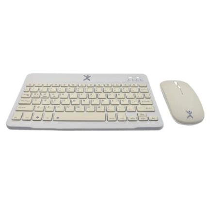 KIT TECLADO MOUSE COMPACTO BL UETOOTH 2 EN 1 GENOVA GRIS
