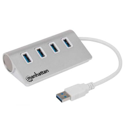 HUB USB V3.0 4 PTOS SIN FUENTE ALUMINIO