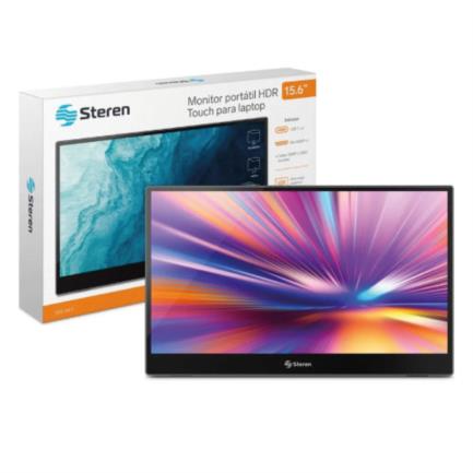 MONITOR STEREN PORTATIL TOUCH 15.6 PULGADAS