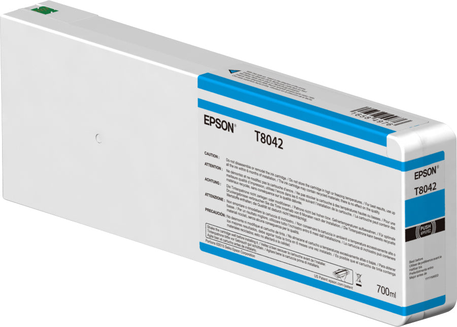 Tinta Epson UltraChrome HD 700 ml Color Gris Claro