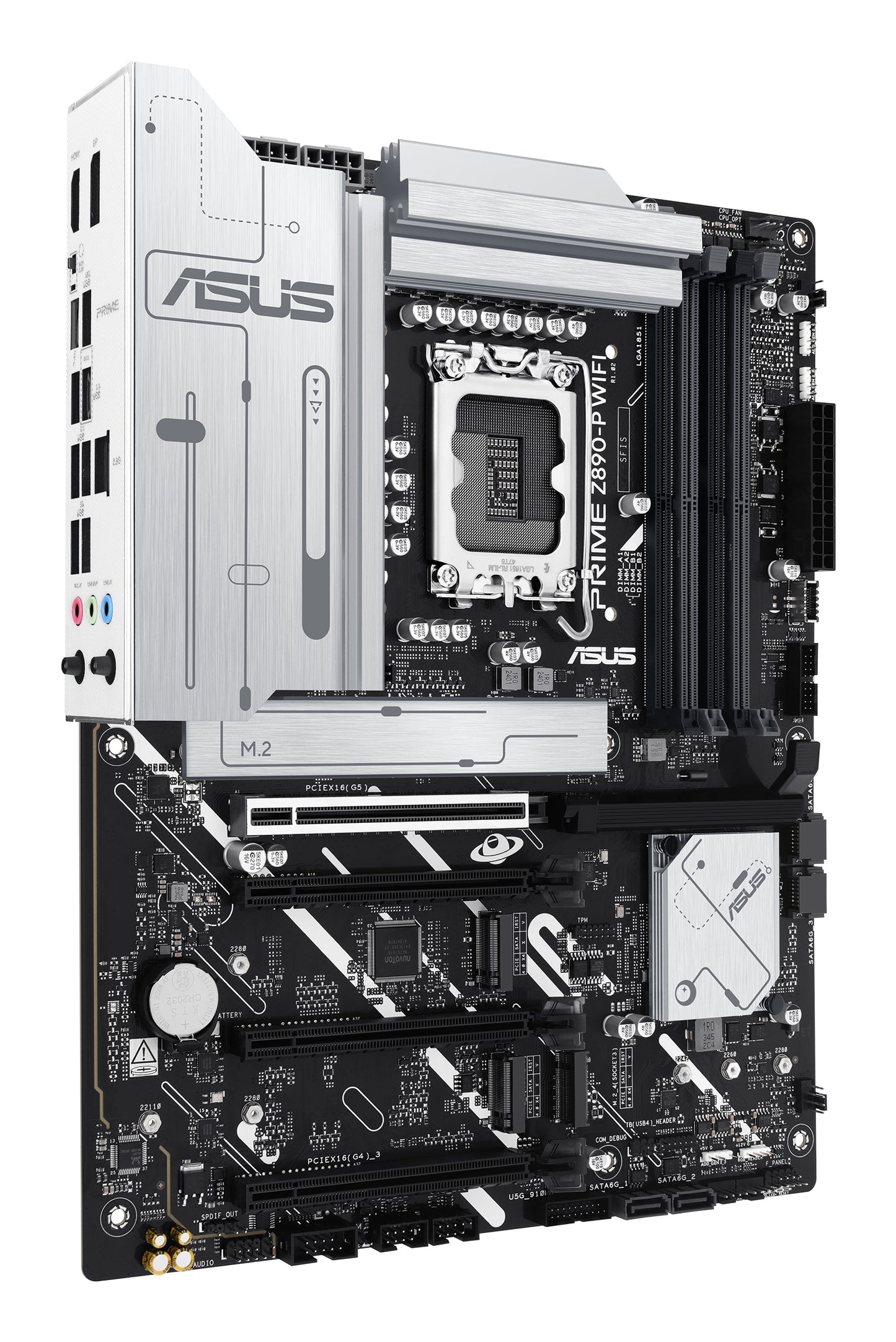 TARJETA MADRE ASUS (PRIME Z890-P WIFI) SOCKET 1851 15A 4 DDR5 HDMI TB PCIE-5.0 WIFI7 ATX