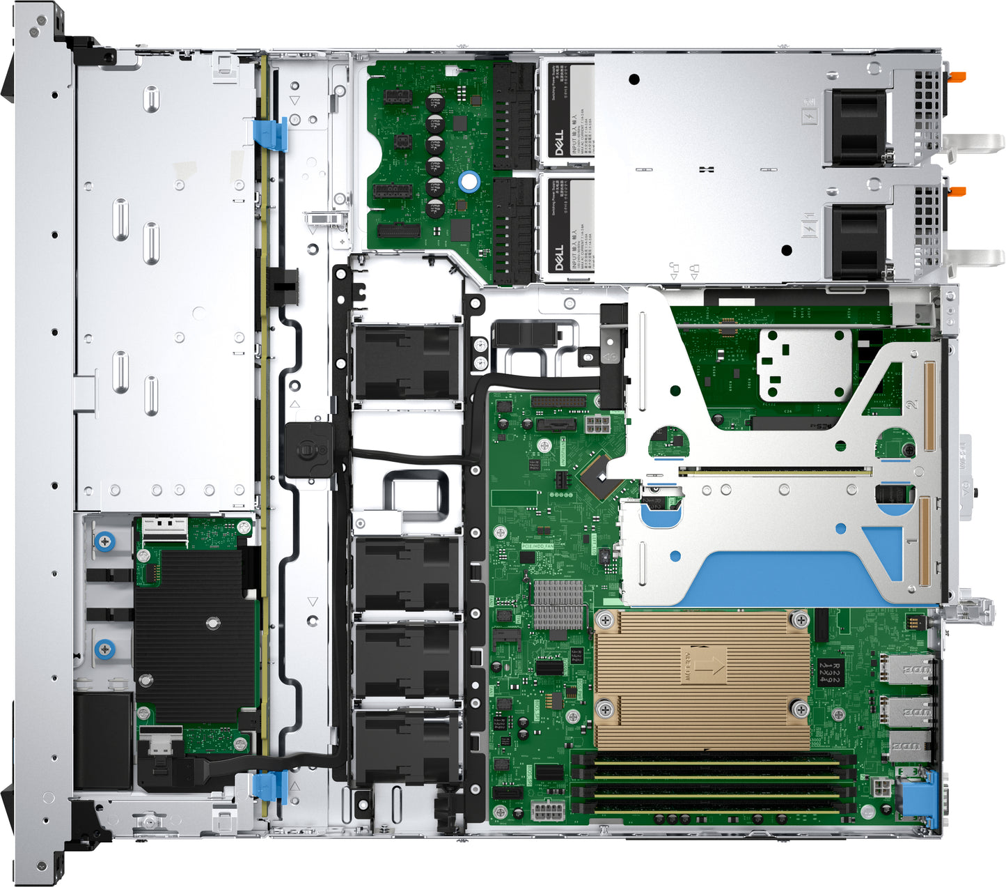 Servidor Dell PowerEdge R360 + Intel Xeon E-2436 6C/12T + 1x16GB 5600MT/s + 1x2TB 3.5 + PERC H355 + 3 Years Basic NBD