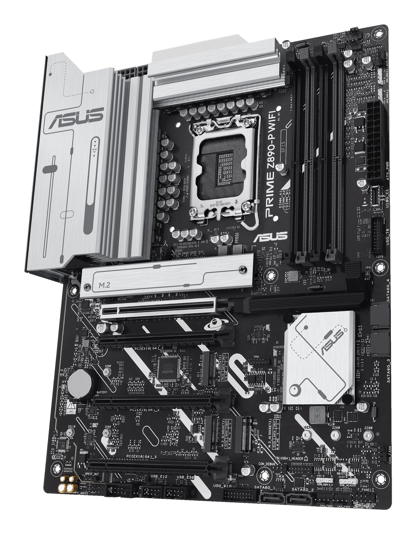 TARJETA MADRE ASUS (PRIME Z890-P WIFI) SOCKET 1851 15A 4 DDR5 HDMI TB PCIE-5.0 WIFI7 ATX