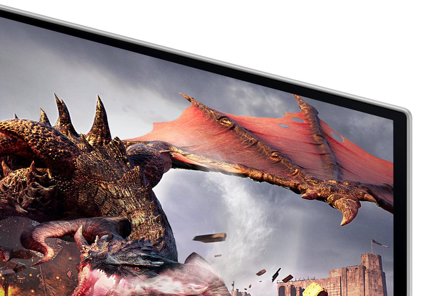 Monitor Gamer Samsung 32 in Odyssey 4K 3840 x 2160 240HZ PLANO PLATA RGB 0.03MS GAMING HUB G8