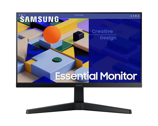 Monitor Samsung Essential LED 22" Plano FHD Resolución 1920 x 1080 Panel IPS