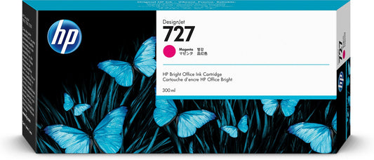 HP 727 MAGENTA 300ML TINTA AMPLIO FORMATO F9J77A