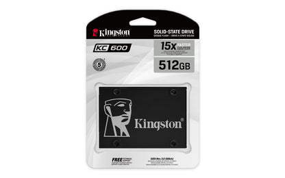 SSD ESTADO SOLIDO KINGSTON 512GB KC600 SATA3 2.5 SSD 7MM