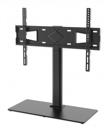 SOPORTE TV P/MESA 32 A 65 45KG ALTURA AJUSTABLE BASE DE VIDRIO