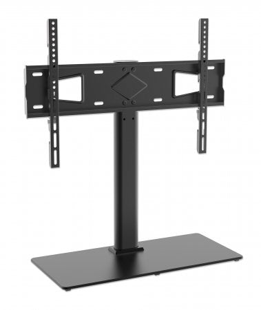 SOPORTE TV P/MESA 32 A 65 45KG ALTURA AJUSTABLE BASE DE VIDRIO