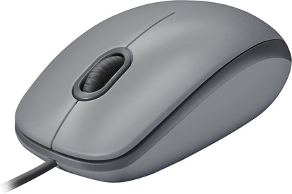 Mouse Logitech Alambrico M110 Silent Gray