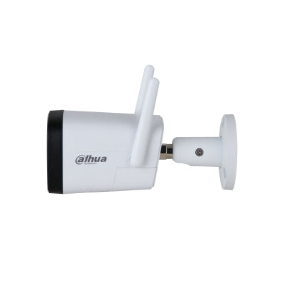 Cámara IP Dahua Bullet Wi-Fi 2MP Lente de 2.8mm 100° Apertura IR de 30m Micrófono y Altavoz Integrados Ranura MicroSD