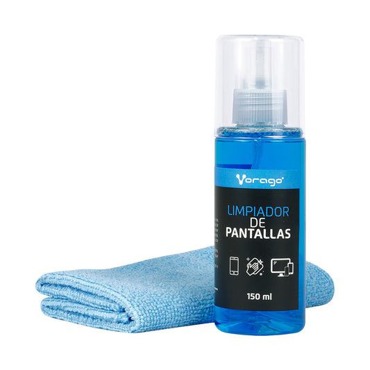 VORAGO LIMPIADOR DE PANTALLAS C LN-109 150ML C/FRANELA MICROFIBRA