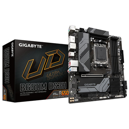 TARJETA MADRE GIGABYTE B650 DS3 H AMD AM5 MATX DDR5 HDM/DP/USB-C