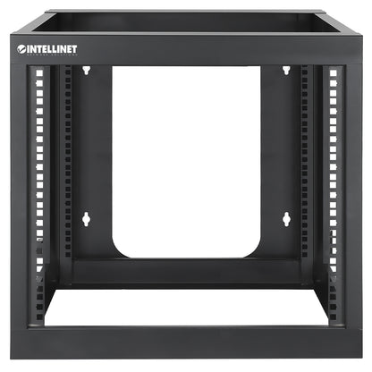 Rack Intellinet Abierto 19" para Montaje en Pared 4 Postes 9U Ensamblado Color Negro