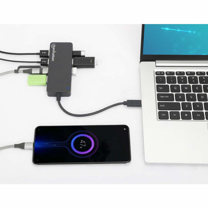 HUB Manhattan USB-C V3.2  7 Ptos A 5Gbps