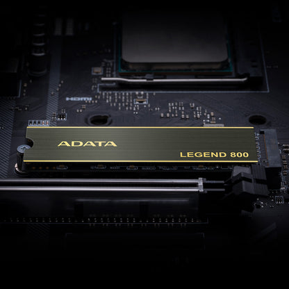Unidad de Estado Solido ADATA Legend 800 (AZUL) 1000GB PCIe Gen3 Con Disipador