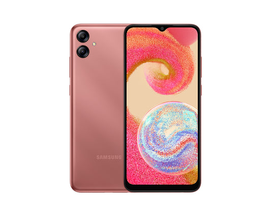 Smartphone Samsung (D90) Galaxy A04e 6.5" 64GB/3GB Cámara 13MP+2MP/5MP Octacore Android Color Bronce