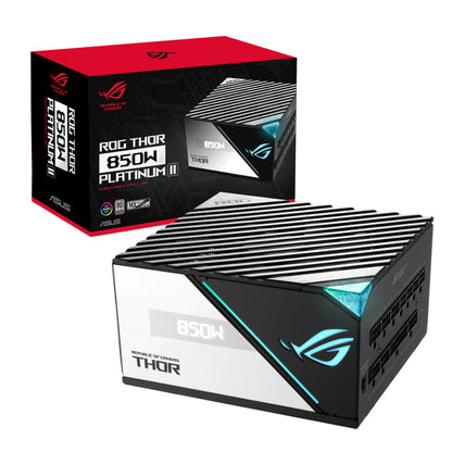 Fuente de Poder Asus ROG-THOR-850P2-GAMING 850W ATX 12V 80 Plus Platinum ll Modular 20+4 pin Fan 135mm OLED ARGB