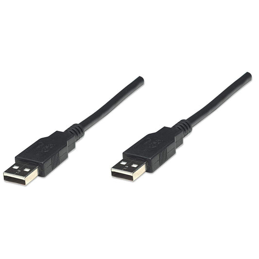 CABLE USB V2.0 A-A 1.8M NEGRO .