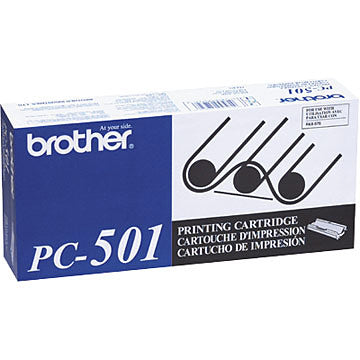 Tóner Brother PC-501 Rendimiento 150 Páginas FAX575 Color Negro