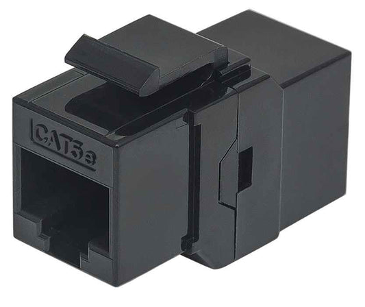 COPLE RJ45-RJ45 CAT5E KEYSTONE UTP RED NEGRO