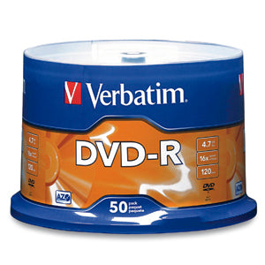 DVD-R Verbatim AZO 4.7GB/120min 16X Tray VL Spindle C/50