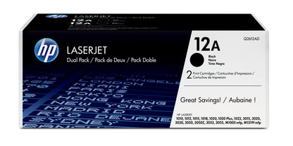 TONER NEGRO P/LASERJET 1012 2 Q2612AD