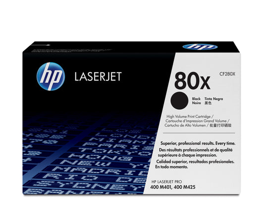 HP 80X BLACK LASERJET TONER CARTRIDGE