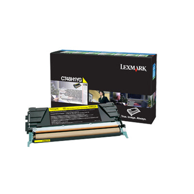 TONER LEXMARK AMARILLO C748 ALTO RENDIMIENTO PROGRA