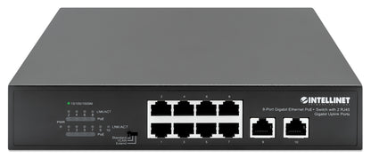 PoE Switch Intellinet GB  8 ptos 32W pto 120W - 2 R