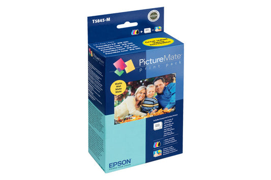 KIT IMPRESION PICTUREMATE 4 COLORES Y100 HOJAS PAPEL MATE 4X6IN