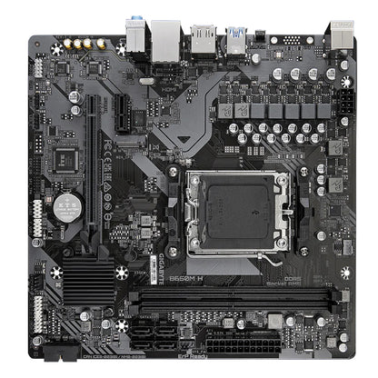 Tarjeta Madre Gigabyte B650M H 2xDDR5 128GB 6400Mhz HDMI DP M.2 PCIe 4.0 S AM5 Ryzen mATX