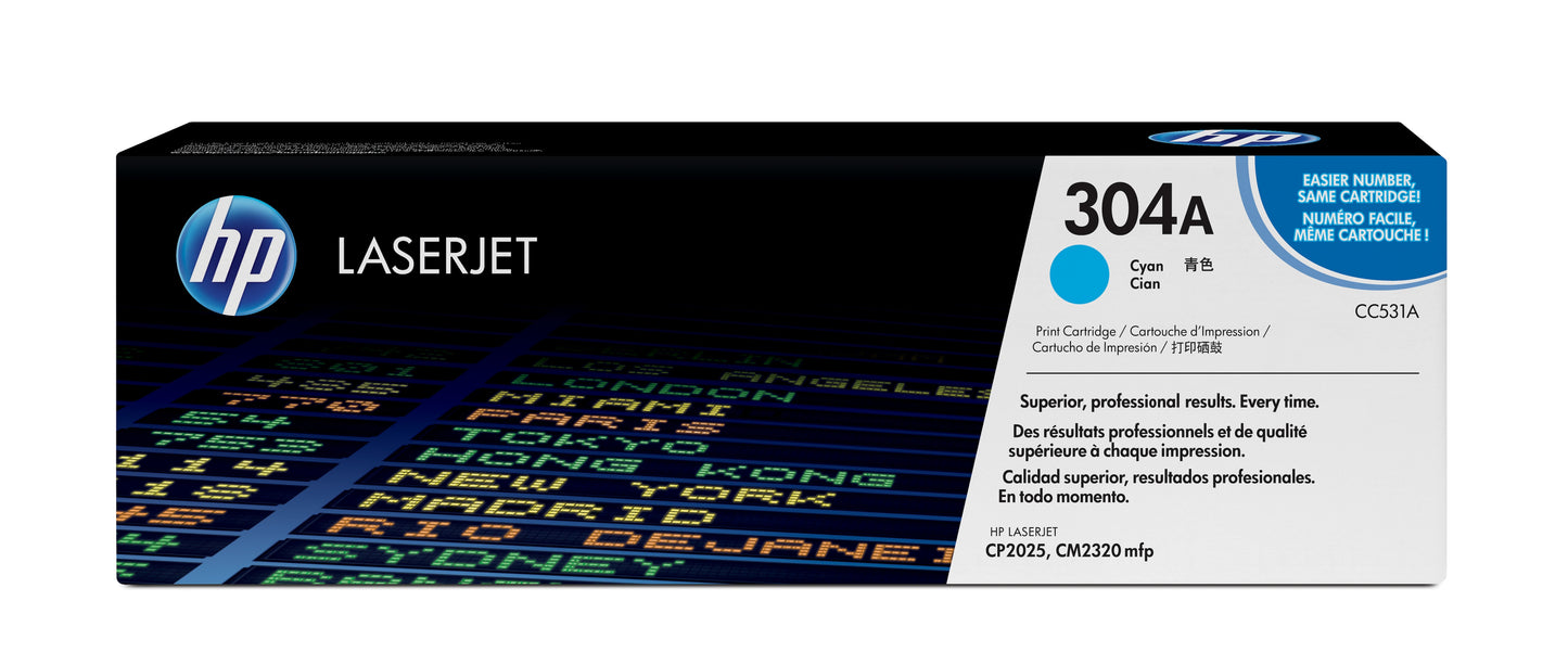 TONER CYAN P/LASERJET CP2025 REND 2800P