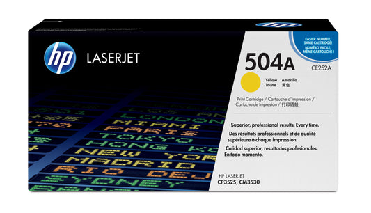 TONER HP CP3525 CM3530 MFP AMARILLO