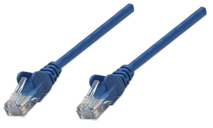 CABLE DE RED PATCH CAT5E RJ45 0.50M AZUL