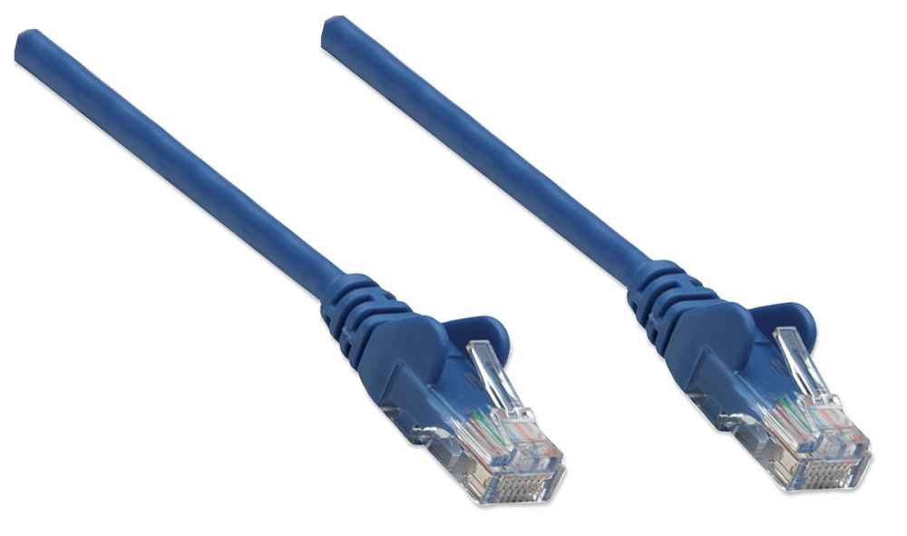 CABLE DE RED PATCH CAT5E RJ45 0.50M AZUL