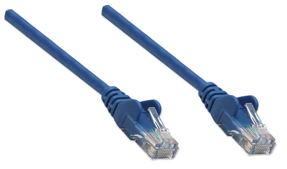 CABLE DE RED PATCH CAT5E RJ45 7.6M AZUL