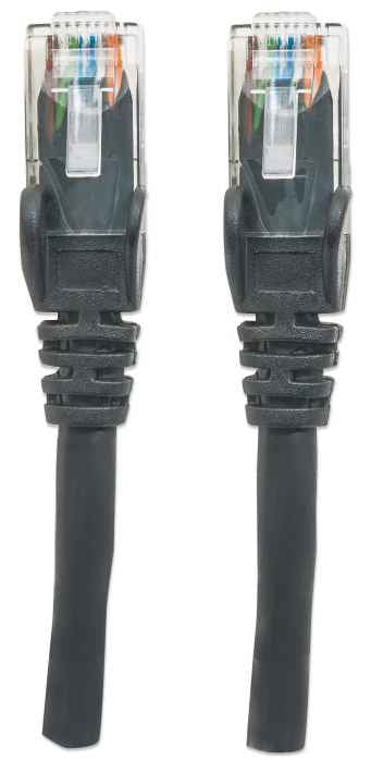 Cable Intellinet Red Cat6 UTP RJ45 M-M 1m Color Negro