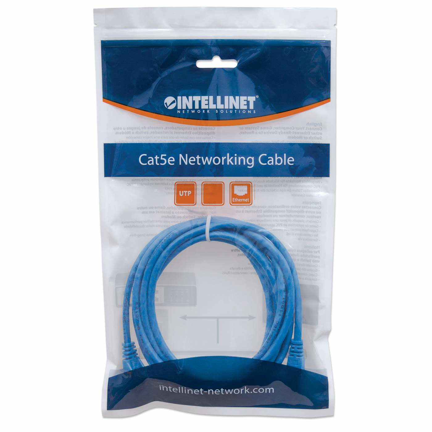 CABLE DE RED PATCH CAT6 RJ45 2.0M AZUL