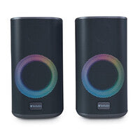 Bocinas VERBATIM RGB de Escritorio C/Bluetooth - Negro